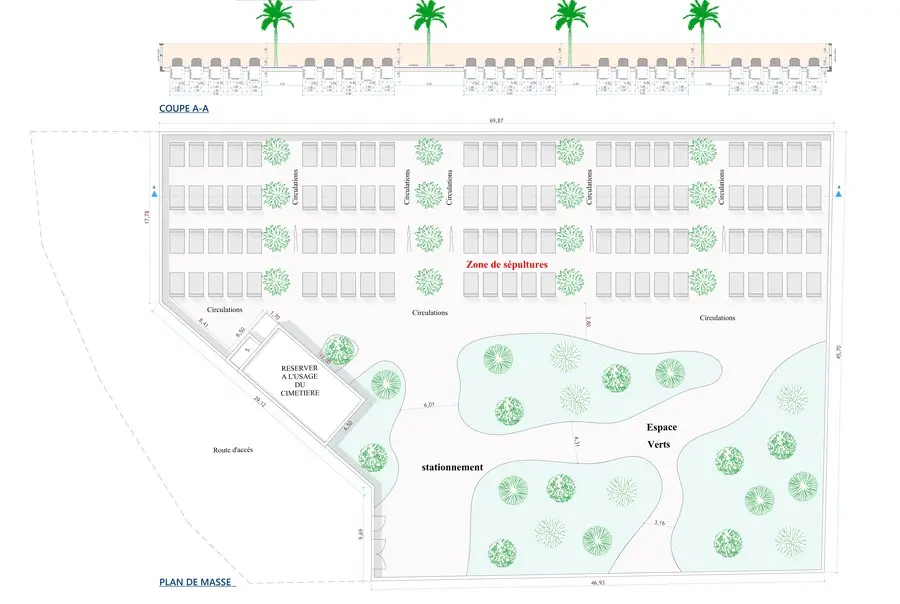 Plan Architecturale Jpeg Cimetiere Sud Ouarzazate